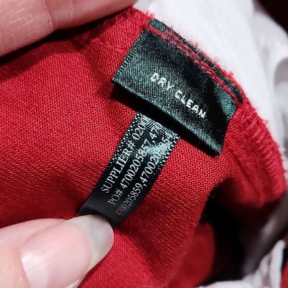 EUC LRL Red Straight Leg Pants - Picture 8 of 9